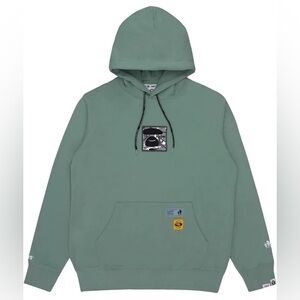 AAPE Logo Badge Hoodie, Size LARGE
